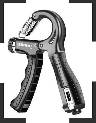 Leosportz Strength Trainer Premium Adjustable Strengthener for Wrist & Forearm Hand Grip/Fitness Grip(Black)