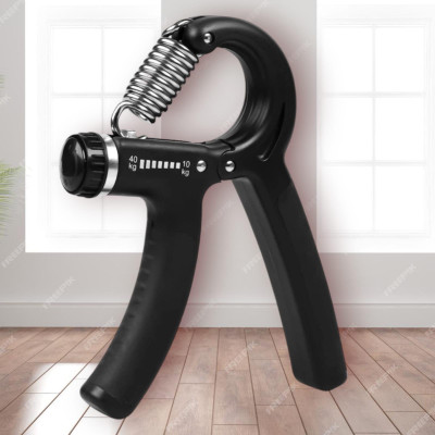 SRD JD-TV Premium Forearm Exerciser with Counter, Hand and Fi Hand Grip/Fitness Hand Grip/Fitness Grip(Black)