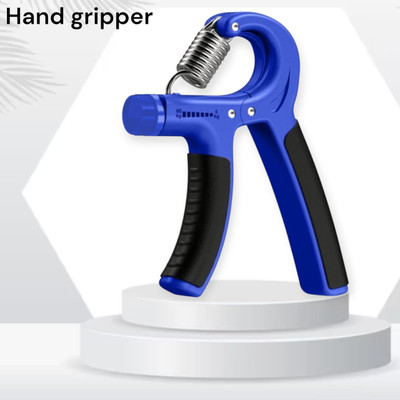 SRD J0- For Strengtner ith Counter, Adjustable Resistce from(5-60KG)Blue Hand Grip/Fitness Grip(Multicolor)