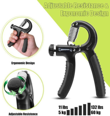 SIXTEEN new 5-60 kg Grip Strengthener Exerciser – Adjustable Hand Grips Strengthener Hand Grip/Fitness Grip(Multicolor)