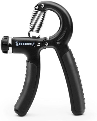 Ironclasp Hand Strengthener, Adjustable Resistance from(5-60KG) Hand Grip Hand Grip/Fitness Grip(Black)