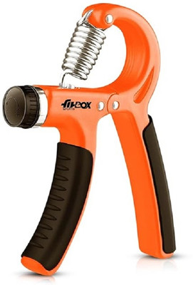 FitBox Sports Adjustable Hand Grip Strengthener with Counter for Men & Women for Gym Workout Hand Grip/Fitness Grip