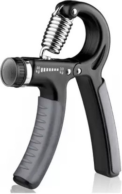 FloatFit Hand Grip Strengthener for Gym Grip Band for Men & Women Forearm & Hand Workout Hand Grip/Fitness Grip(Black)