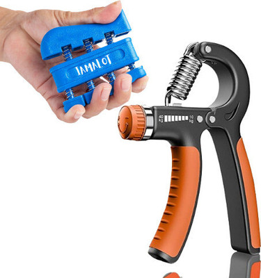 MegaValue Adustable Hand Grip strengthener & Hand Exercise equipment(pack of 2) Hand Grip/Fitness Grip(Multicolor)