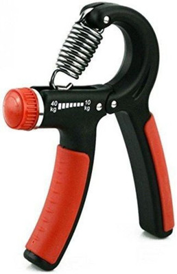 Adveriq Gym Portable Hand Gripper for Exercise Hand Grip/Fitness Grip(Black, Orange)