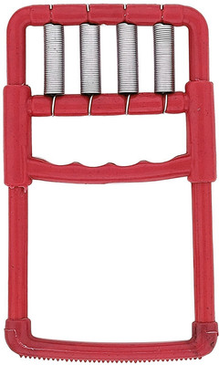 FitnessCare Plastic Spring Finger Exerciser Hand Gripper for Hand Muscle Strengthening Hand Grip/Fitness Grip(Red)