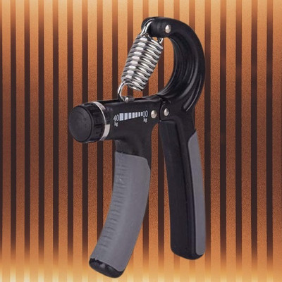 CSK Store R SHAPE ADJUSTABLE SPRING Hand Grip/Fitness Grip(Black)