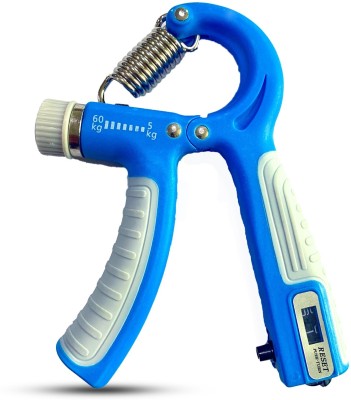 MAYOR Adjustable Spring Counter Hand Grip Strengthener Hand Grip/Fitness Grip(Blue)