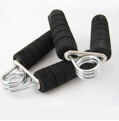 Leosportz Hand Gripper Forearm Exerciser Wrist Fitness Foam Hand Grip Hand Grip/Fitness Grip(Black)