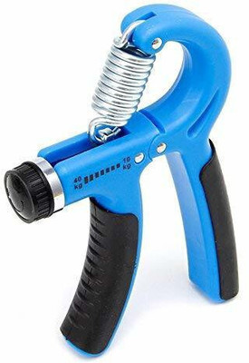 GripGainz R shape Adjustable Hand Gripper(10 to 40 Kg) Hand Grip/Fitness Grip(Black, Grey)