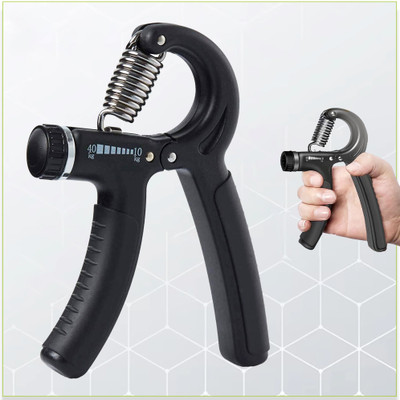 Manogyam Hand Gripper-Best Hand Exerciser Grip Strengthener Adjustable 10 Kg To 40 Kg Hand Grip/Fitness Grip(Black)