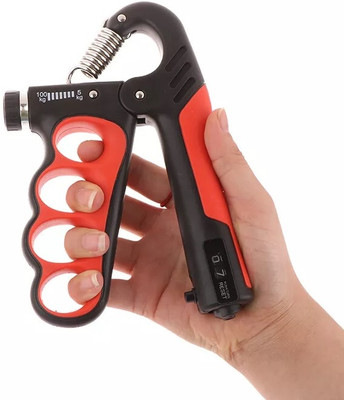 Quinergys Hand Exerciser Grip Strength Trainer for Muscle Building Hand Grip/Fitness Grip(Red)