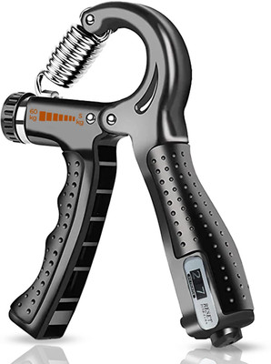 keycraze ADJUSTABLE SPRING COUNTER HAND GRIP Hand Grip/Fitness Grip (Black) Hand Grip/Fitness Grip(Black)