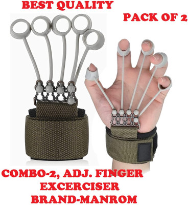 Handgrip Finger Gripper Strength Trainer Forearm Exerciser Hand Yoga Resistance Band Hand Grip/Fitness Grip(Multicolor)