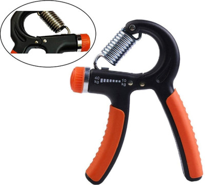 SIXTEEN Gym Adjustable Hand Grip Strengthener, Hand Gripper for Home Use Hand Grip/Fitness Grip(Orange)