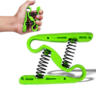 Manogyam Z-Type Gripster Finger Exerciser Hand Grip Hand Wrist Muscle Training Hand Grip/Fitness Grip(Green)