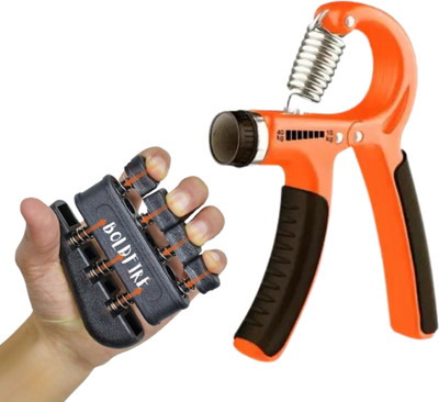 BoldFire Combo Finger Exerciser for Muscle Buildind & Injury Recovery(Pack of 2) Hand Grip/Fitness Grip(Multicolor)