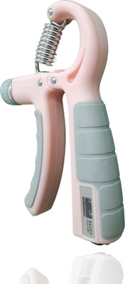GymBrat Hand Grip Strengthener, Adjustable Resistance 5-60 kg, Spring Loaded Hand Grip/Fitness Grip(Pink)
