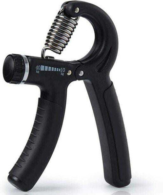 HOC Combo of Black Gym bag and Adjustable Hand gripper Hand Grip/Fitness Grip