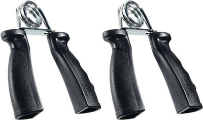 Leosportz Hand Grip Plastic Hand Grip/Fitness Grip(Black)