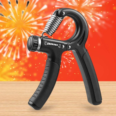 Leosportz Gripper180 Hand Grip/Fitness Grip(Black)
