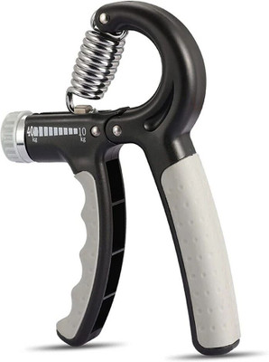 NEPROCK PORTABLE Adjustable Hand Grip Foam Wrist Muscle Develope Finger Exercise Hand Grip/Fitness Grip(Grey)