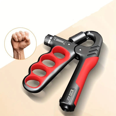 Quinergys Portable Fitness Equipment Finger Strength Training-Red Hand Grip/Fitness Grip(Red)