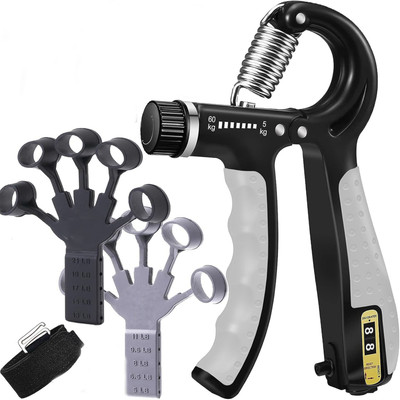 Leosportz Grip Strength Trainer with Forearm Strengthener Hand Grip/Fitness Grip