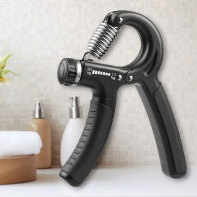 SRD HGYG-8Y Adjustable Hand Grip Strengthener | Hand Gripper | Finger Grip Hand Grip/Fitness Grip(Black)