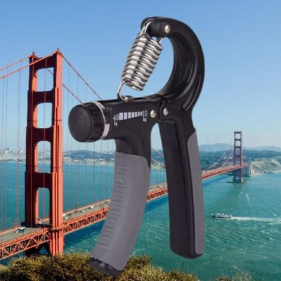 Samayra R SHAPE ADJUSTABLE SPRING-Z1 Hand Grip/Fitness Grip(Black)