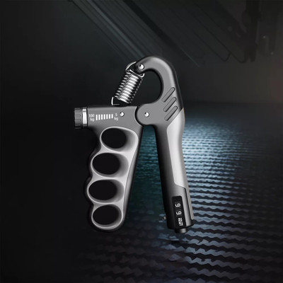 Quinergys Hand Gripper for Grip and Forearm Strength Training Hand Grip/Fitness Grip(Grey)