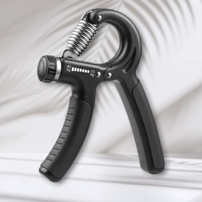 SRD HG-S8 Adjustable Hand Grip Strengthener | Hand Gripper | Finger Grip Hand Grip/Fitness Grip(Black)