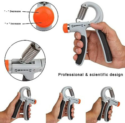 BOLDHIGH Hand Grip Exerciser/Strengthener with Adjustable Resistance 10-40 kg/ Hand Grip/Fitness Grip(Multicolor)