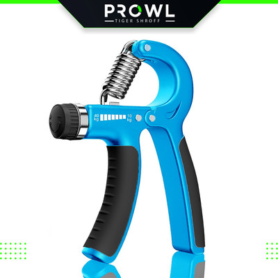 PROWL Adjustable R Shape Hand Grip Strengthener, Hand Gripper For Men And Women Hand Grip/Fitness Grip(Blue)