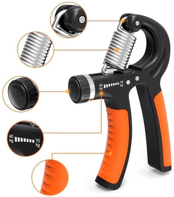 LIONFIT Hand Grip Strength Trainer 5-60kg Forearm & Wrist Trainer Hand Grip/Fitness Grip(Multicolor)