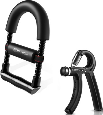 Wearslim Adjustable Resistance Exerciser Forearm & Finger Trainer with Counter Hand Grip/Fitness Grip(Black)