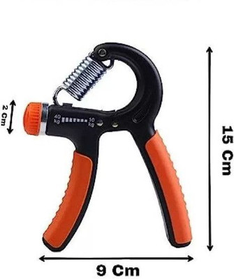 NK HOL Hand Grip for Men & Women for Workout/ Adjustable Hand Gripper/ Hand Grip/Fitness Grip(Black, Grey)