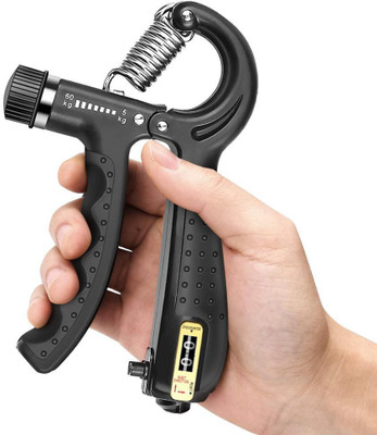 uRock Adjustable Hand Grip Strengthener Hand Gripper with Counter Hand Grip/Fitness Grip(Black)