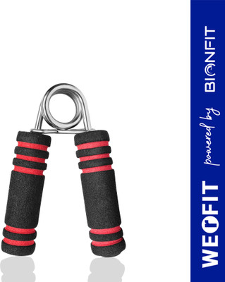 WErFIT Foam Hand Grip Strengthener,Hand & Forearm Exerciser for Men & Women Hand Grip/Fitness Grip(Black)