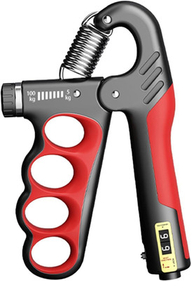 GJSHOP Hand Exercise Equipment for Forearm, Finger Exercise Power Gripper Hand Grip/Fitness Grip(Red)