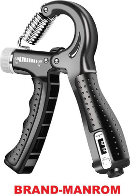 MANROM Adjustable Hand Grip with Smart Counter (10KG - 60KG) | Hand/Power Gripper Hand Grip/Fitness Grip