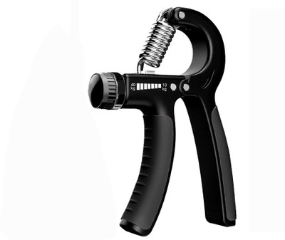 NEPROCK Hand Grip Band For Gym Strengthener Hand Gripper Men Forearm Exercise Handgrip Hand Grip/Fitness Grip(Black)