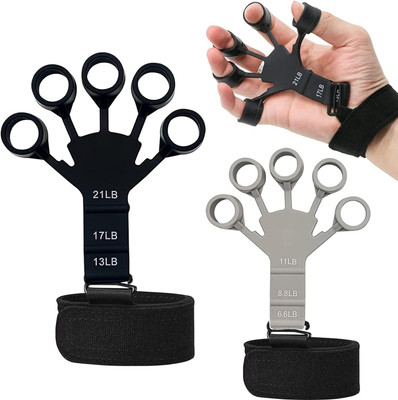 fitnessmix New Improved Finger Gripper Strength Trainer, Forearm Exerciser Hand Grip/Fitness Grip