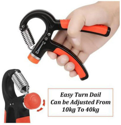 SELVA R SHAPED FOREARM EXERCISER HAND GRIPPER FITNESS GRIPPER MADE IN INDIA-T1 Hand Grip/Fitness Grip(Orange)
