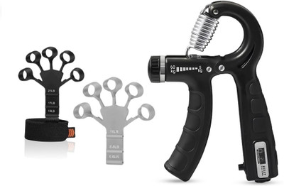 Pheonix Combo of - Counter Hand Gripper & Finger Exerciser Equipment Finger Strengthener Hand Grip/Fitness Grip