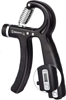 Leosportz Adjustable Hand Grip Strengthener, Hand Gripper With Counter for Men & Women Hand Grip/Fitness Grip(Multicolor)