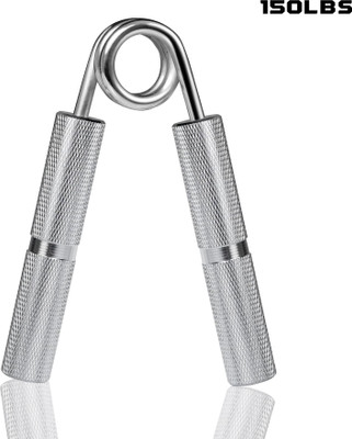 QUICK FIT Strength Trainer Premium Adjustable Strengthener for Wrist & Forearm Hand Grip/Fitness Grip(Silver)