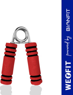 WErFIT Foam Hand Grip Strengthener,Hand & Forearm Exerciser for Men & Women Hand Grip/Fitness Grip(Red)