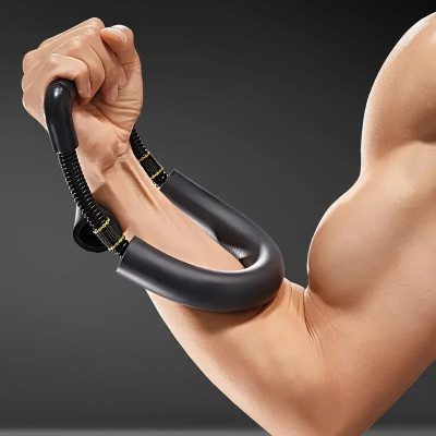 Shopeleven 1pc Wrist Strengthener Hand And Arm Trainer For Wrist Strength Forearm Hand Grip/Fitness Grip(Black)