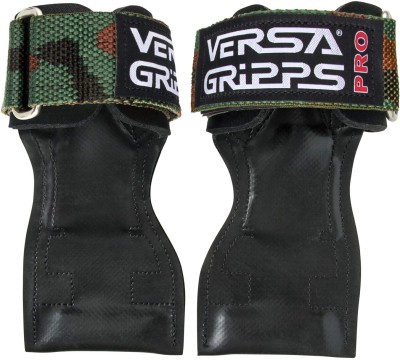VERSA GRIPPS PRO Gloves Weight Lifting and Exercises Wrist Strap Grips (Camo Color) (Small) Hand Grip/Fitness Grip